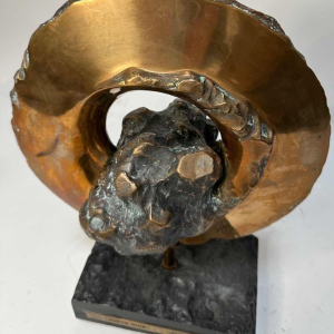 Béatrice Jaber, bronze sculpture of a truffle, commissioned for the restaurant "La Truffe Noire"