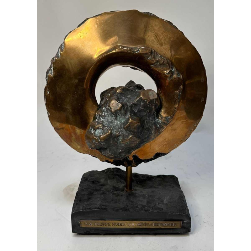Béatrice Jaber, bronze sculpture of a truffle, commissioned for the restaurant "La Truffe Noire"