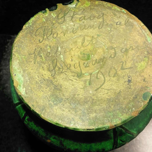 Art Nouveau earthenware vase, unique piece