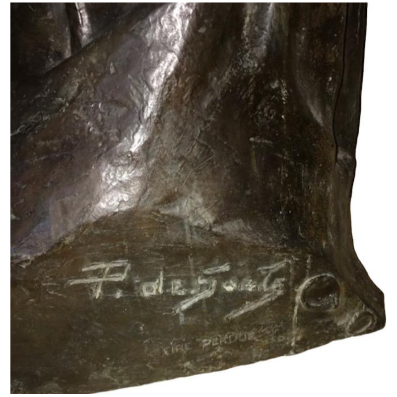 Pierre De Soete "Avocat Jules Destrée" sculpture / buste en bronze, ca 1930