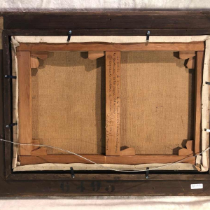 Sketch on canvas of the National Bank Executive Committee H. Richir