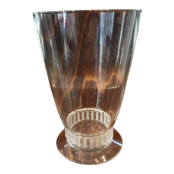 R Lalique France, ensemble de 4 verres Art Déco en cristal