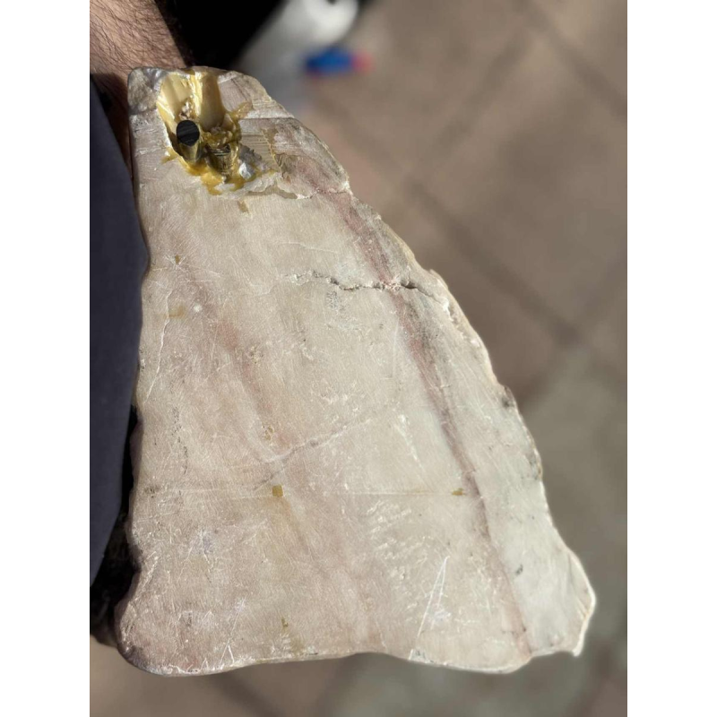 Noor Sade Brener, gezichtssculptuur in wit marmer, ca 1980