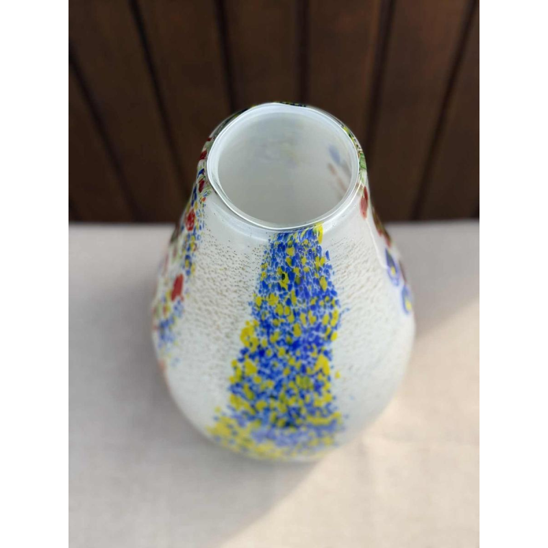 Fratelli Toso Murano, vaas en verre Millefiori, ca 1950