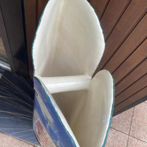 Gilbert Portanier, large terracotta vase signed and dated 1998