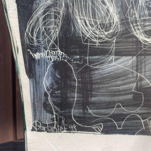 Gilbert Portanier, grote terracotta vaas gesigneerd en gedateerd 1998