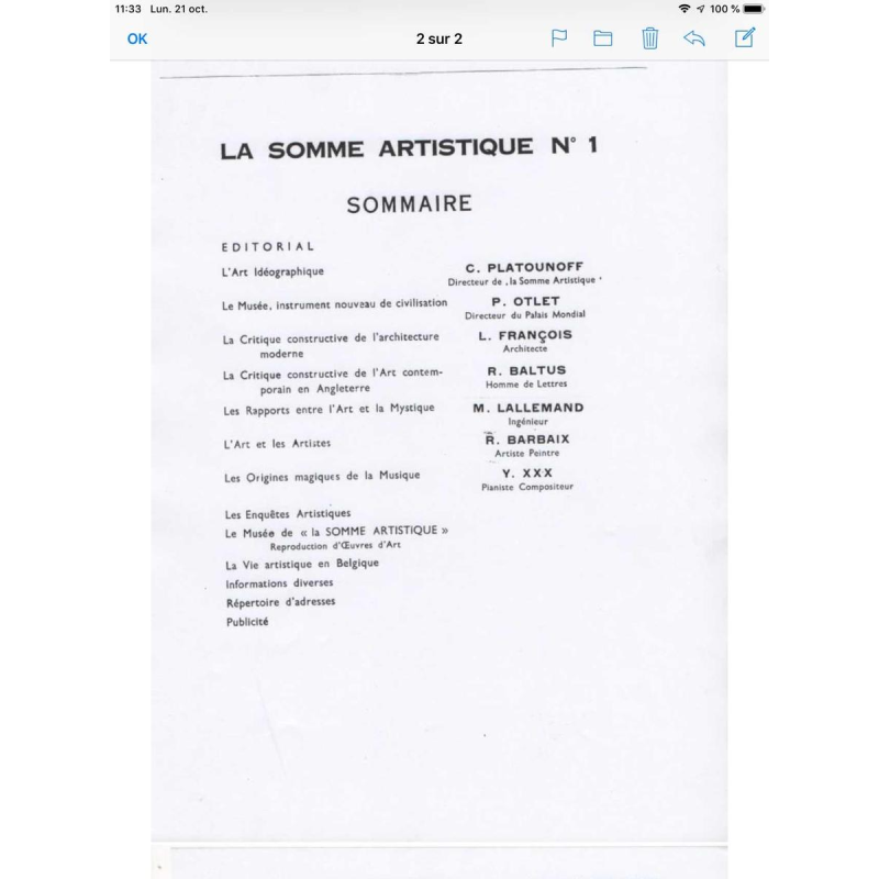 Nature morte à la chaises avec éléments maçonnique