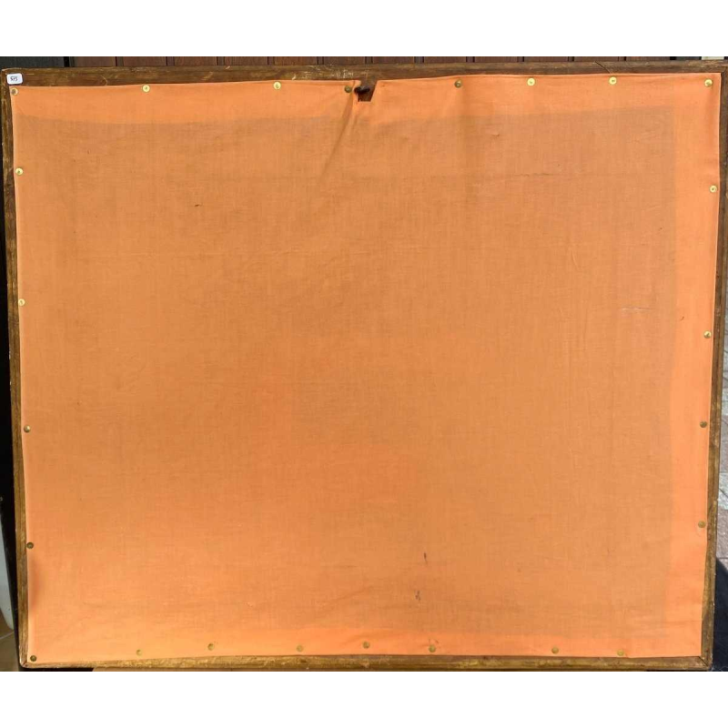 Tableau huile sur toile signé René Grappe 1938 Semur en Auxois