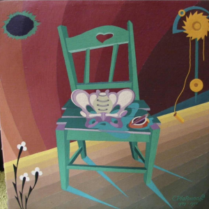 Nature morte à la chaises avec éléments maçonnique