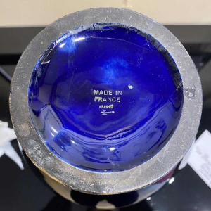 Grand vase en céramique signé Gustave Asch 1900 Art Nouveau, japonisant