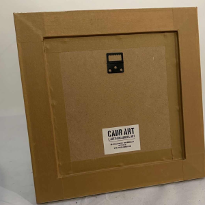 Art Deco embossed copper panel