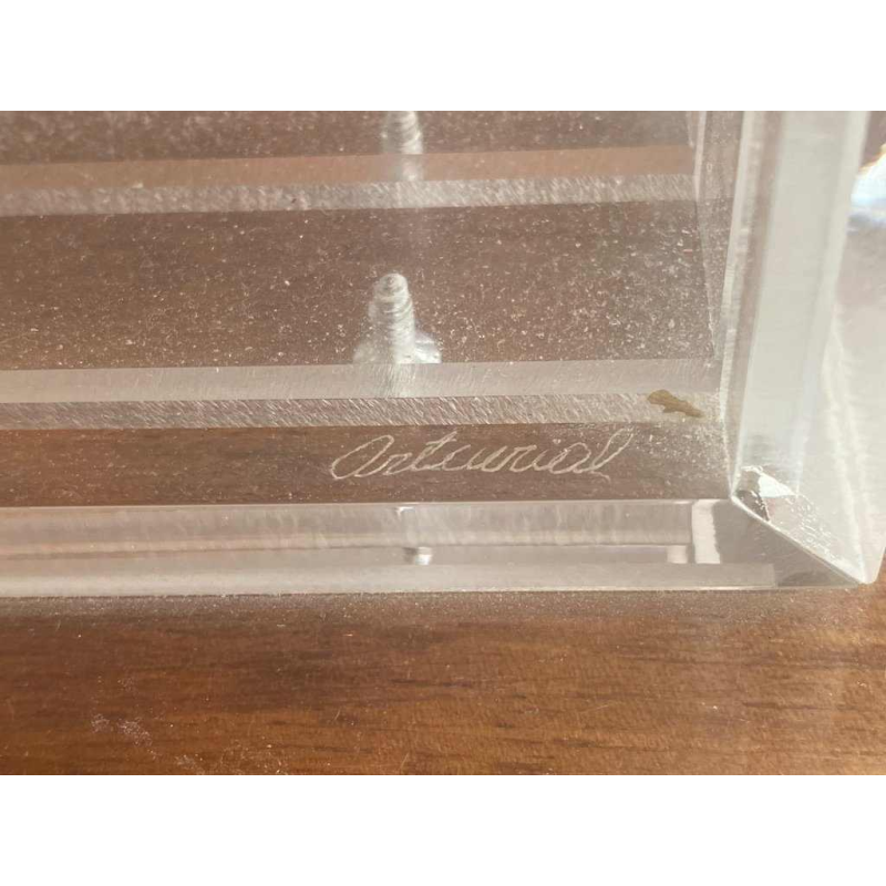 Arman Silkscreen On Plexiglass Rectangle