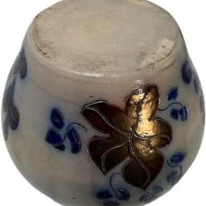 Rare La Roche stoneware vase, 1950s, with fish and seahorse motifs