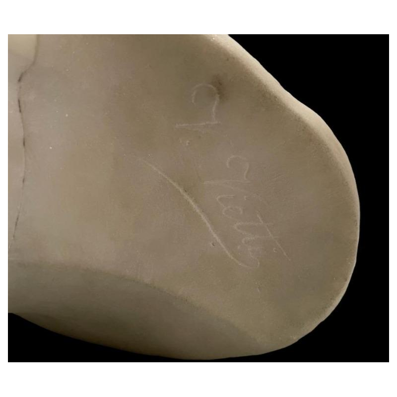 Italian marble bust Young Woman V. Vietti