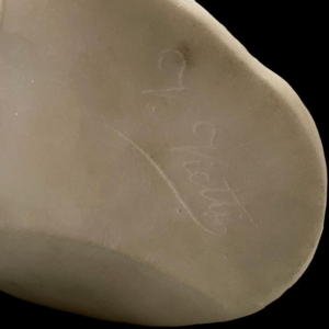 Italiaanse marmeren buste van jonge vrouw V. Vietti