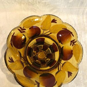 Bohemian glassware bowl - Karel Palda