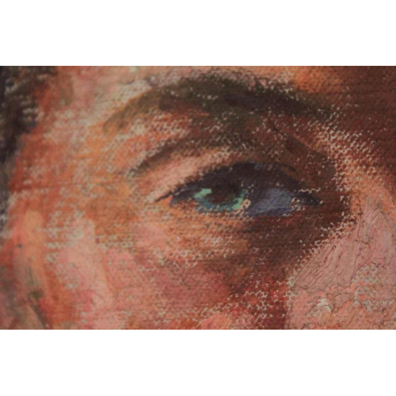 Paul Cirou , oil on canvas " Auto Portrait "