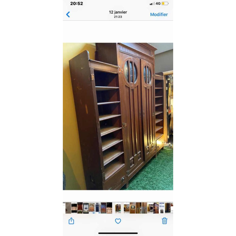 Rare piece of furniture by Roger Rogister Art And Craft