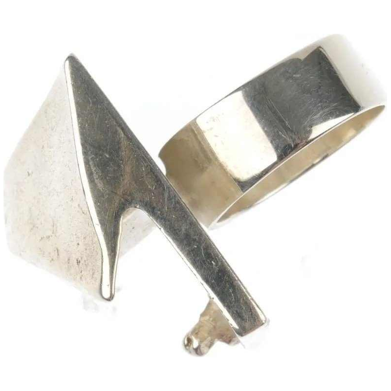 Bjorn Weckstrom 'Lapponia' bague en argent 'Space Series'