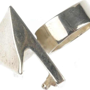 Bjorn Weckstrom 'Lapponia' silver ring 'Space Series'