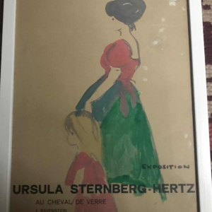 6 aquarellen project voor tentoonstelling in Brussel Ursula Sternberg-Hertz