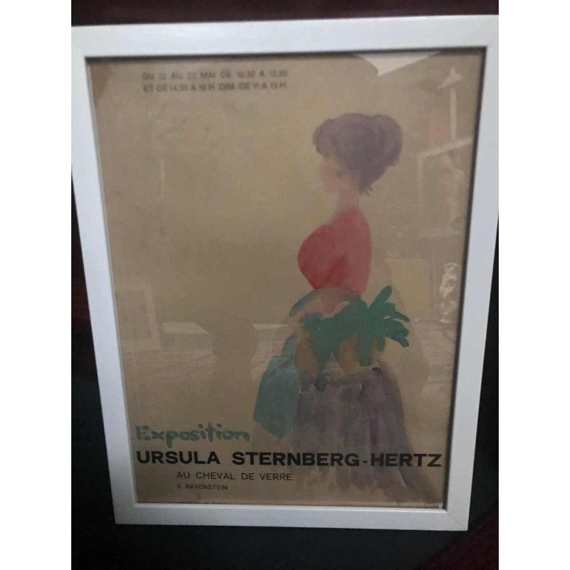 6 watercolours project for exhibition in Brussels Ursula Sternberg-Hertz