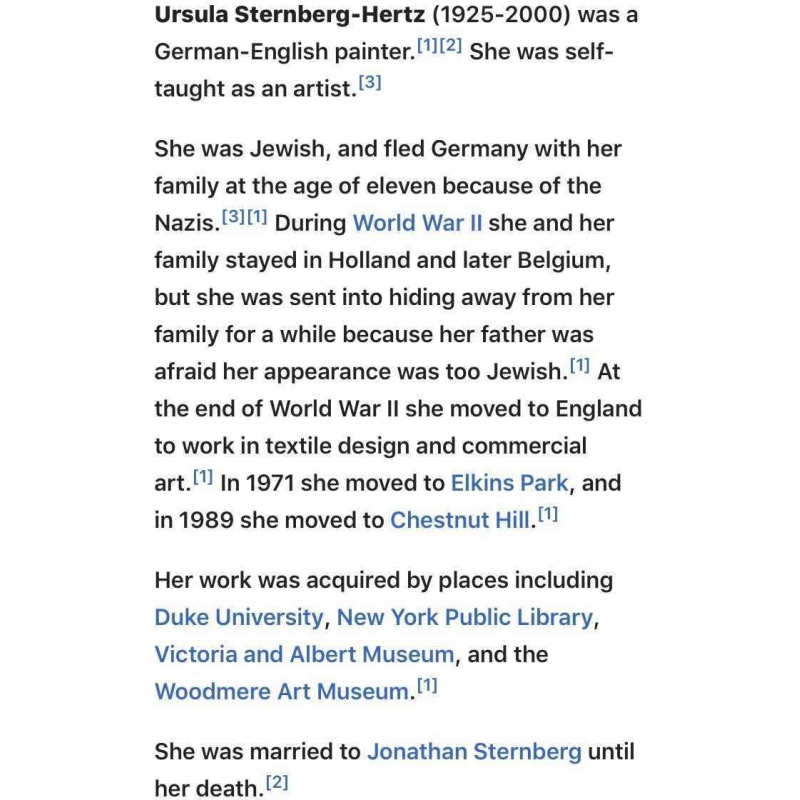 6 watercolours project for exhibition in Brussels Ursula Sternberg-Hertz