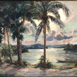 Vue du Lac Kivu de André Hallet