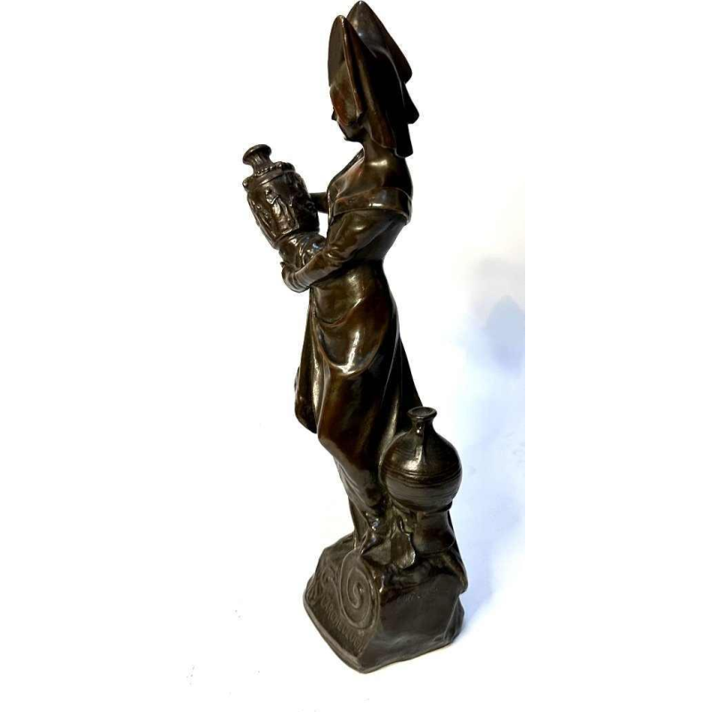 Amédée Charron "L'expert en archéologie" sculpture en bronze