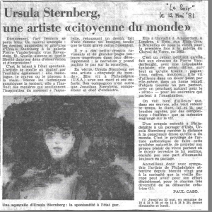 6 aquarellen project voor tentoonstelling in Brussel Ursula Sternberg-Hertz