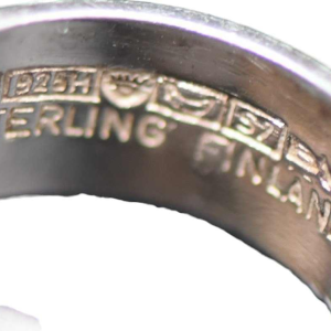 Bjorn Weckstrom 'Lapponia' zilveren ring uit de 'Space Series'