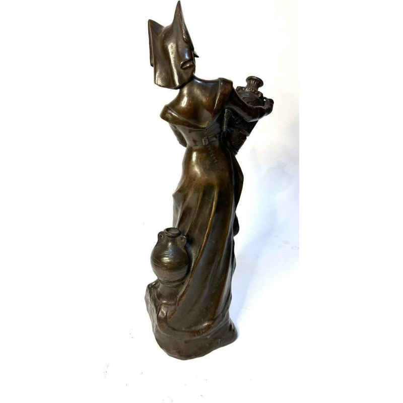 Amédée Charron "The archaeological expert" bronze sculpture