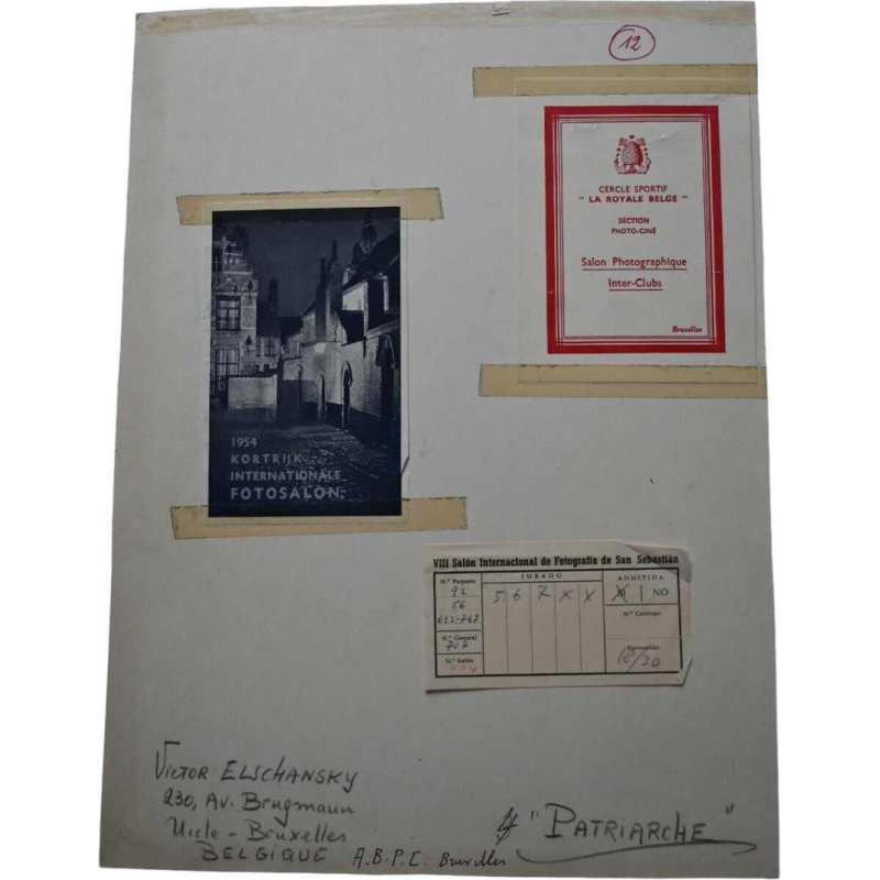 Victor Elschansky 'Patriarche' grande photo vintage, tirage argentique C, ca 1950