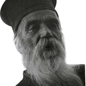 Victor Elschansky 'Patriarch' large vintage photo silver print C, ca 1950