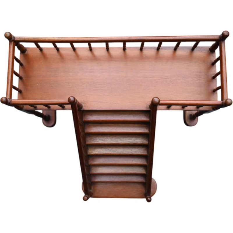 Model of wooden master staircase, object of curiosity, early 20th century