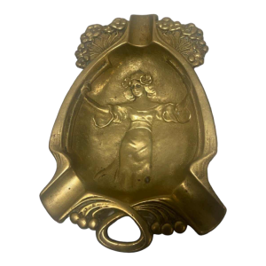 Cendrier en laiton Art Nouveau
