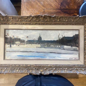 Jean Estève-Silly 'Les Invalides à Paris' olieverf op paneel, gesigneerd en gedateerd 1959