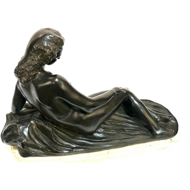 Sculpture Jeune Femme Art Déco Paule Bisman