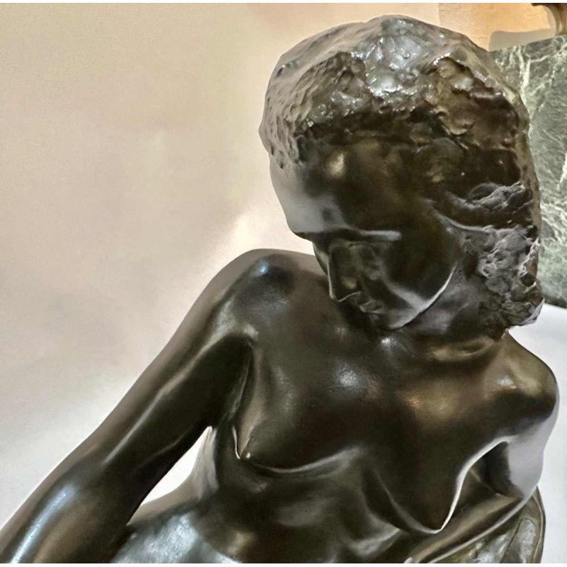 Sculpture Jeune Femme Art Déco Paule Bisman
