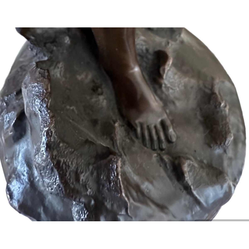 Bronze rare La Baigneuse de Charles Brunin