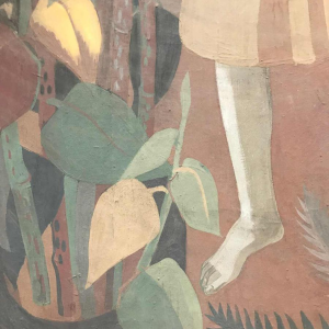 Large watercolour by Lussie Mercier