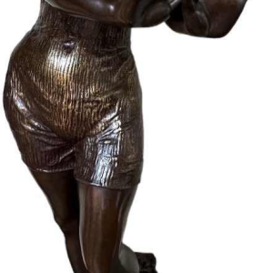 Rare bronze La Baigneuse by Charles Brunin