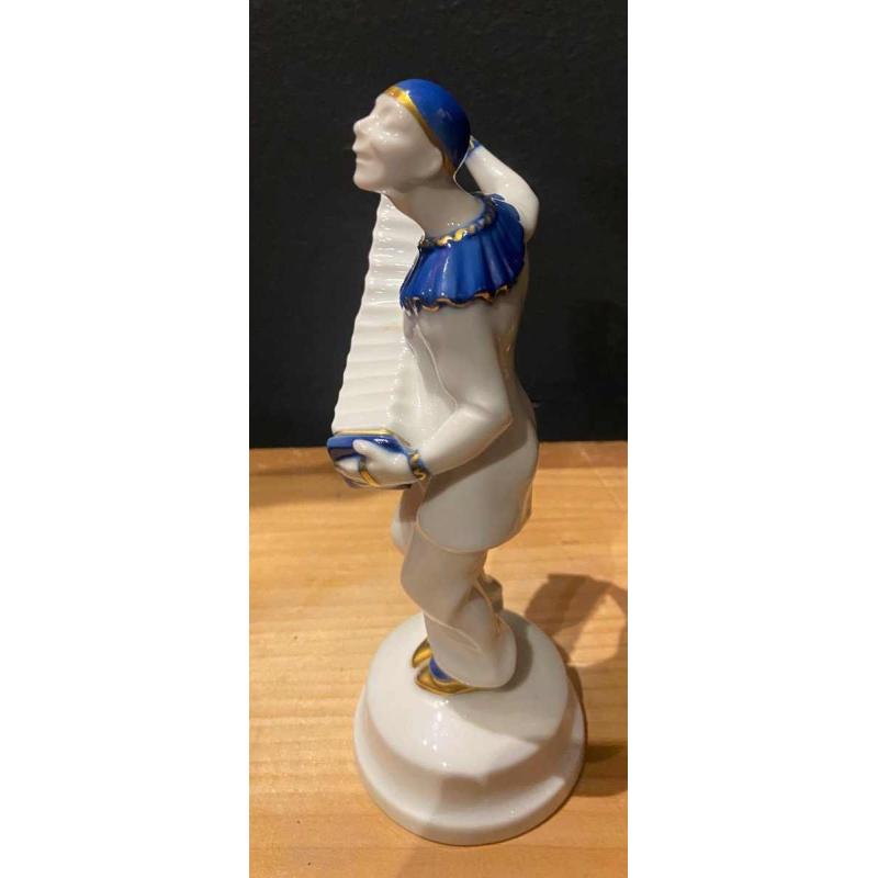 Clown musicien en porcelaine de Rosenthal