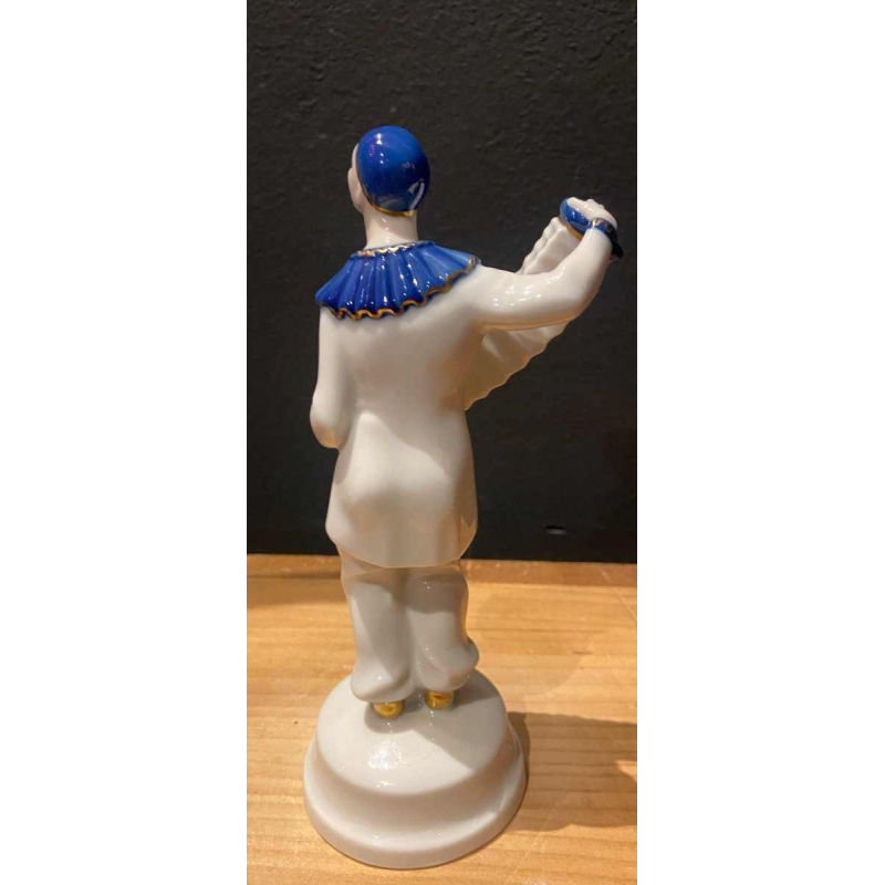 Porcelain musician clown by Rosenthal