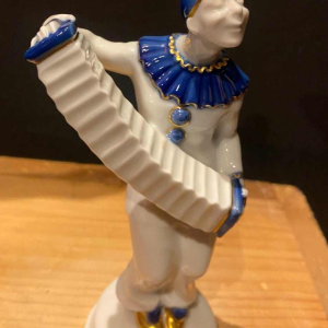 Porcelain musician clown by Rosenthal