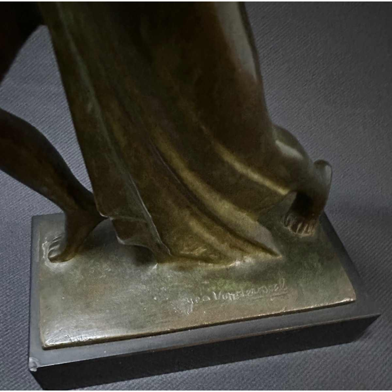 Géo Vindevogel "La Danseuse" sculpture en bronze