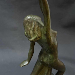Géo Vindevogel "La Danseuse" sculpture en bronze