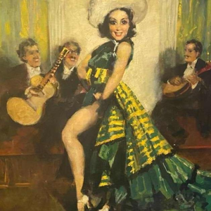 De zanger en de muzikanten door Charles Watelet