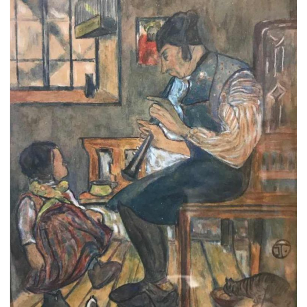 The Pied Piper and the Child by Ignatus Tashner