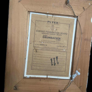 Série de 3 petits tableaux de Zoltan Perelmutter expressionnisme